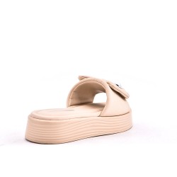 Sandale compensé en corde