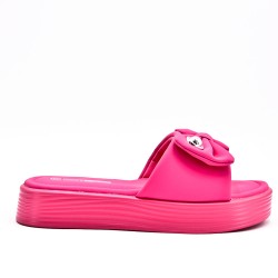 Sandale compensé en corde