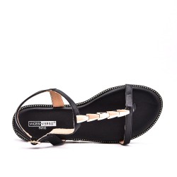Sandals in faux leather for women