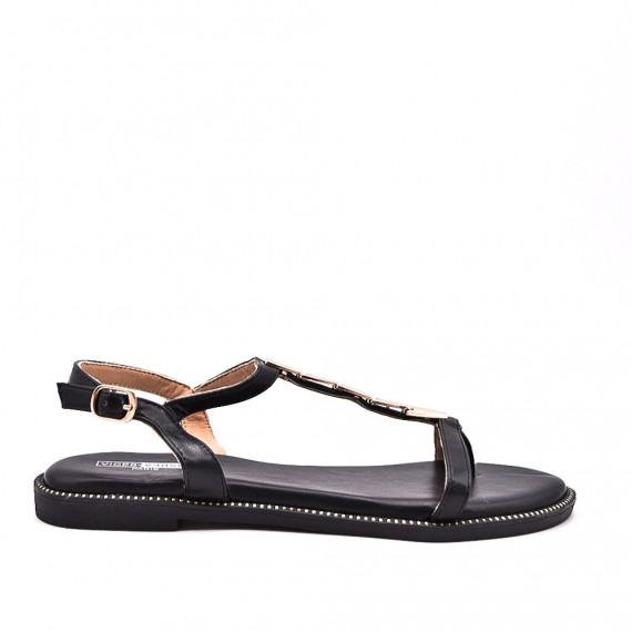 Sandale en simili cuir pour femme