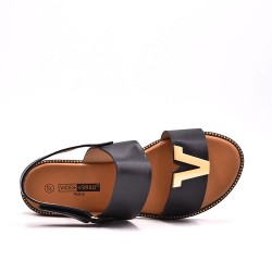 Sandals in faux leather for women
