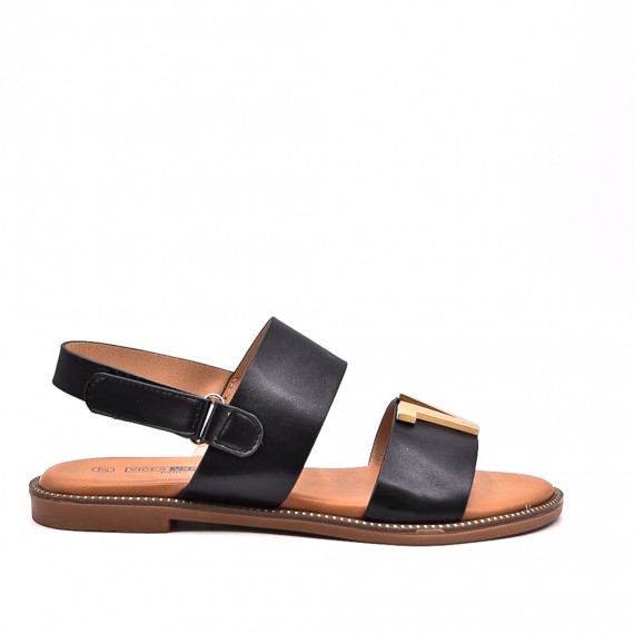 Sandals in faux leather for women