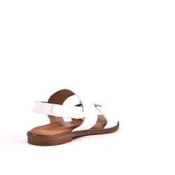 Sandals in faux leather for women