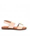 Sandals in faux leather for women
