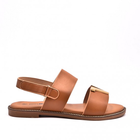 Sandale en simili cuir pour femme