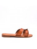 Grande Taille 38-43- Sandale en simili cuir