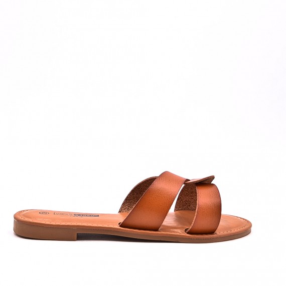 Grande Taille 38-43- Sandale en simili cuir