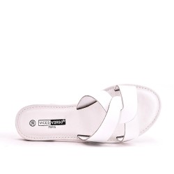 Grande Taille 38-43- Sandale en simili cuir