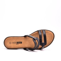 Sandale compensé en corde