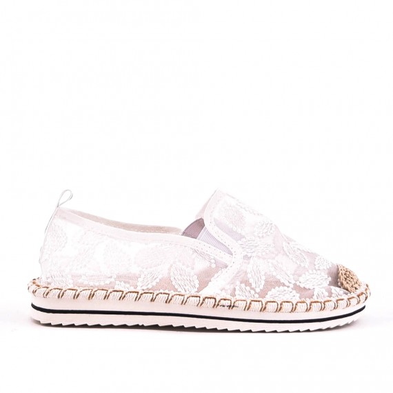 Basket sans lacet en textile pour femme