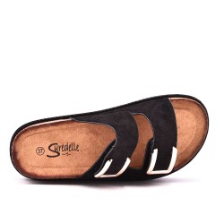 Sandale en simili daim pour femme