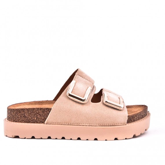 Sandale en simili daim pour femme