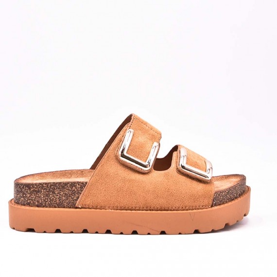 Sandale en simili daim pour femme