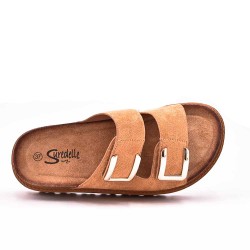 Sandale en simili daim pour femme