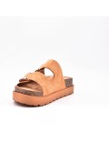 Faux suede sandal for women