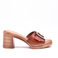 Sandale à talon pour femme