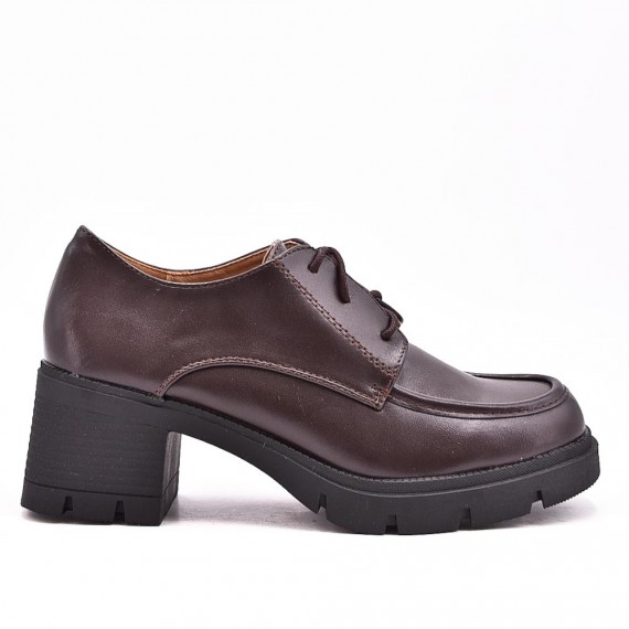 Derby pour femme à talon