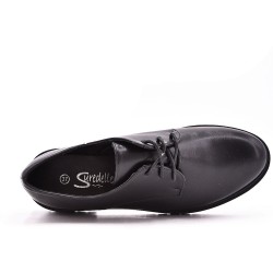 Derby pour femme en simili cuir