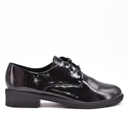Derby pour femme en simili cuir