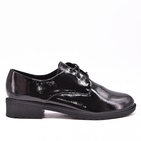 Derby pour femme en simili cuir