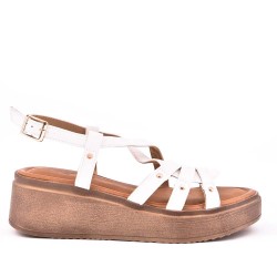 Sandalia plataforma mujer