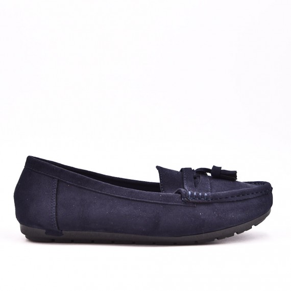 Women's faux suede moccasin