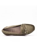 Mocassin femme en simili daim