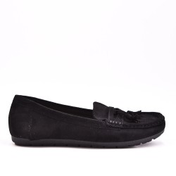 Mocassin femme en simili daim