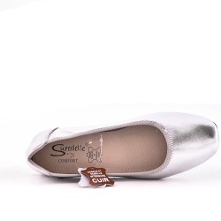 Ballerine femme en simili cuir