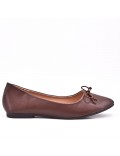 Ballerine femme en simili cuir