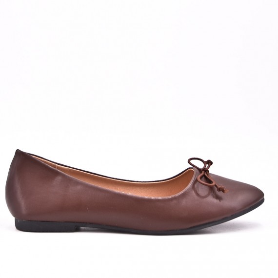 Ballerine femme en simili cuir