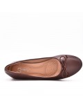 Ballerine femme en simili cuir
