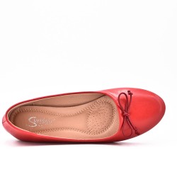 Ballerine femme en simili cuir
