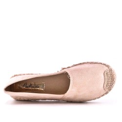 Women's faux leather ballerina