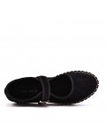 Women's faux leather ballerina