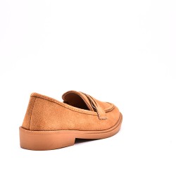 Mocassin en simili daim