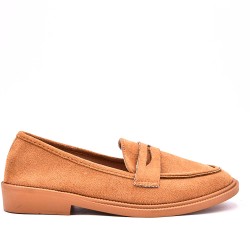 Mocassin en simili daim