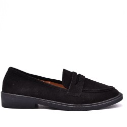 Mocassin en simili daim