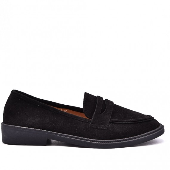 Mocassin en simili daim