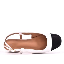 Sandale compensée à semelle espadrille