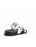 Sandale homme en simili cuir