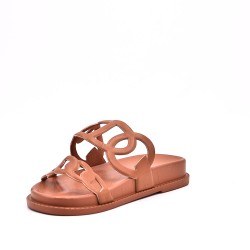 Sandale en simili cuir