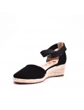 Sandale compensée à semelle espadrille