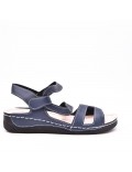 faux leather wedge sandal