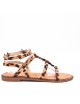 Sandalia con tira decorada