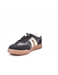 Mixed material sneaker for women