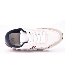 Zapatilla de material mixto para mujer