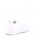 Women's faux leather sneaker