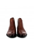 Leather ankle boot for men