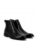 Leather ankle boot for men